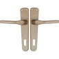 MANIGLIA GABRY PLACCA FORO PATENT ALLUMINIO BRONZATO PLACCA Q8 I.MM 90 CF=PZ 2