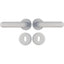 MANIGLIA KING ROSETTA FORO PATENT RESINA BIANCA Q8 CF=PZ 2