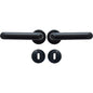 MANIGLIA KING ROSETTA FORO PATENT RESINA NERA Q8 CF=PZ 2