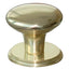 POMOLO X PORTONE CLASSIC COTTALI OTTONE LUCIDO D.MM 70 BASE D.MM 80