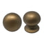 POMOLO X PORTONE 169 SAGUATTI ALLUMINIO BRONZO SATINATO D.MM 70 BASE D.MM 60