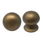 POMOLO X PORTONE 169 SAGUATTI ALLUMINIO BRONZO SATINATO D.MM 70 BASE D.MM 60