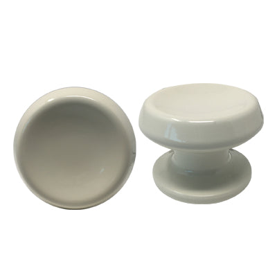 POMOLO X PORTONE 866 SAGUATTI ALLUMINIO AVORIO RAL 1013 D.MM 80 BASE D.MM 70 Immagine principale del prodotto