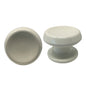POMOLO X PORTONE 866 SAGUATTI ALLUMINIO AVORIO RAL 1013 D.MM 80 BASE D.MM 70