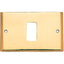 PLACCA COPRIFRUTTI COTTALI OTTONE POSTI 1 MM 125X74 MAGIC/VENUS