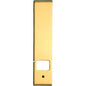 PLACCA AVVOLGITORE INCASSO COTTALI MM 53X240 OTTONE LUCIDO