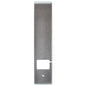 PLACCA AVVOLGITORE INCASSO COTTALI MM 53X240 CROMO LUCIDO