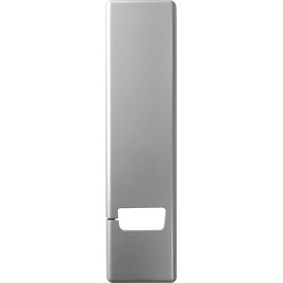PLACCA AVVOLGITORE INCASSO UNIVERSALE ABS GRIGIO SATINATO MM 65X250