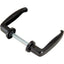 MANIGLIA PORTA METALLO 357 COMBI VERN NERA GRANO LATERALE MM 64/77 Q8