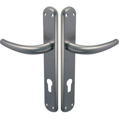 MANIGLIA TORINO CROMO FORO SAGOMATO ZAMA CROMO SATINATA+Q8 I.MM 90 CF=PZ 2