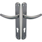 MANIGLIA TORINO CROMO FORO SAGOMATO ZAMA CROMO SATINATA+Q8 I.MM 90 CF=PZ 2