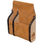 BORSA CARPENTIERE 3 TASCHE + DIVISORI LEGNO LUSSO CROSTA BOVINA CM 20X30X6,5