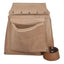 BORSA CARPENTIERE 2 TASCHE + PORTA MARTELLO CROSTA BOVINA CM 29X27