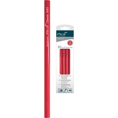 MATITA CLASSIC ROSSA 540 PICA MINA TENERA CM 24 CF=PZ 10