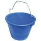 SECCHIO MURATORE ANTINFORTUNISTICO PE BLU D.CM 36 LITRI 12 M.SAGOMATO ZINCATO