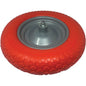 RUOTA PU ANTIFORO X CARRIOLA BPA WORKIT 3,50X8" DISCO METALLO ASSE MM 12X170
