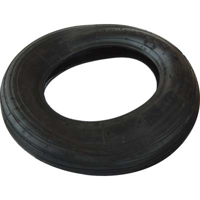 PNEUMATICO X RUOTA CARRIOLA 3.50X8" GOMMA NERA + PFU Immagine principale del prodotto