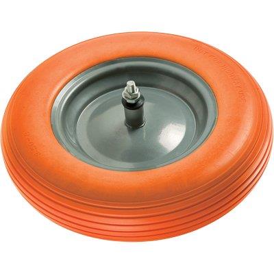 RUOTA PU ANTIFORO X CARRIOLA WORKIT 3,50X8" DISCO METALLO ASSE MM 12X170 Immagine principale del prodotto