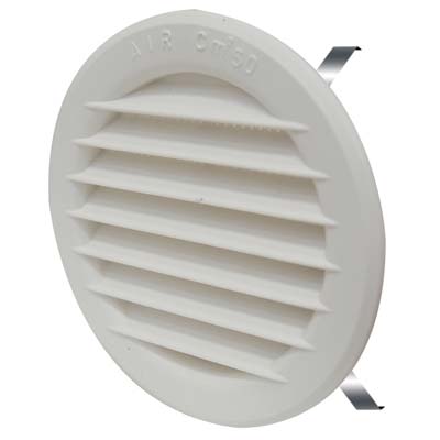 BOCCHETTA AERAZIONE POLISTIRENE TONDA + MOLLE CF=PZ 2 MM 80/120 Immagine principale del prodotto