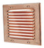 BOCCHETTA AERAZIONE RAME QUADRA MM 140X140