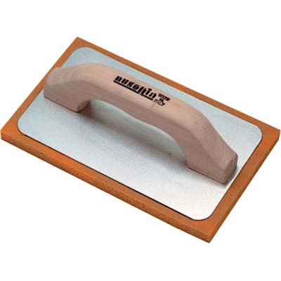 FRATTONE GOMMA AUSONIA ARANCIO BASE ALLUMINIO/LEGNO MM 135X215 Immagine principale del prodotto