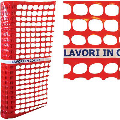 RETE PROTEZIONE CANTIERE LAVORI IN CORSO TENAX GR 150/MQ H.CM 180 ML 50 Immagine principale del prodotto