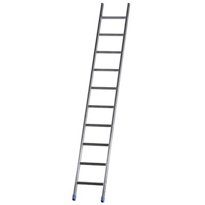SCALA PARALLELA PEDATA LARGA AL MARCHETTI ALLUMINIO H.CM 410 PIOLI 14