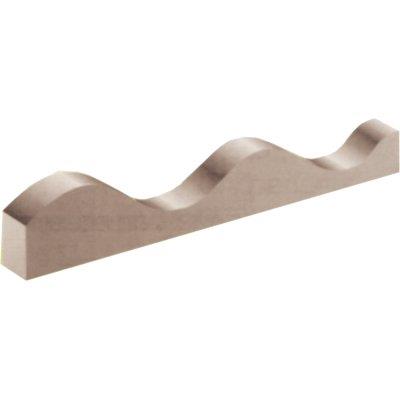 LISTELLO X LAMINATO ONDULATO LEGNO L.MT 2 ONDA MM 76X18 CF=PZ 50 Immagine principale del prodotto