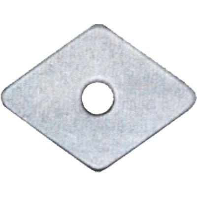 RONDELLA TIRAFONDO ROMBOIDALE PPL MM 30X30 FORO MM 7,0 CF=PZ 100