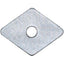 RONDELLA TIRAFONDO ROMBOIDALE PPL MM 30X30 FORO MM 7,0 CF=PZ 100