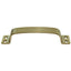 MANIGLIETTA MOBILI RIGATA OTTONE LUCIDO I.MM 140