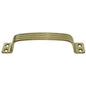 MANIGLIETTA MOBILI RIGATA OTTONE LUCIDO I.MM 140