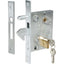 SERRATURA CANCELLO INFILARE A GANCIO 447 IBFM B.Q ZINC F.MM 25 C.SAGOM M1+Q8 E.MM 60