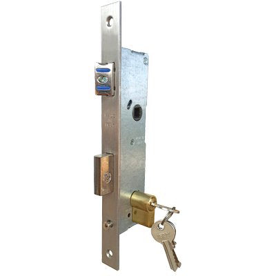 SERRATURA MONTANTE INFILARE 2505 IBFM B.Q ZINC F.MM 22 C.SAG M1+SCR+Q8 E.MM 20