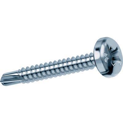 VITE AUTOPERFORANTE TC DRILLEX MUSTAD CAVA PH ZINC BIANCA/CHROM MM 4,8X38 CF=PZ 200