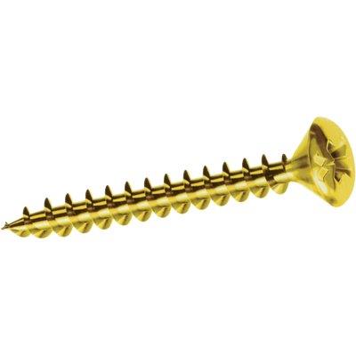 VITE TRUCIOLARE TSC OTTONATA PANELVIT MUSTAD CAVA PZ FILETTO INTERO 3,5X20 CF=PZ 500 Immagine principale del prodotto
