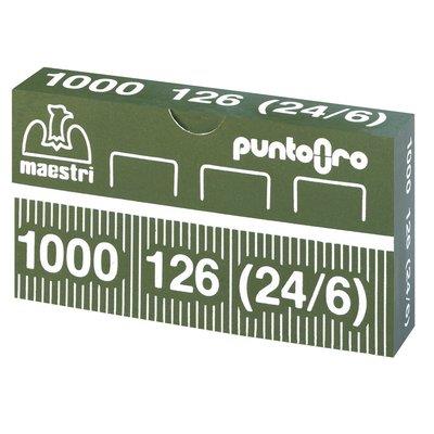 PUNTO ORO 126 (24/6) X CUCITRICE RO-MA CF=PZ 10000(10X1000) MM 11,95X6,0 X PRIMULA 12