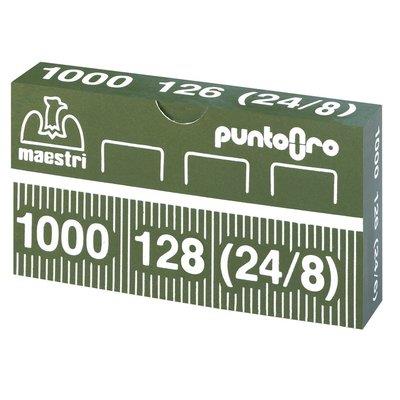 PUNTO ORO 128 (24/8) X CUCITRICE RO-MA CF=PZ 10000(5X2000) MM 11,95X8,0 X PRIMULA 12