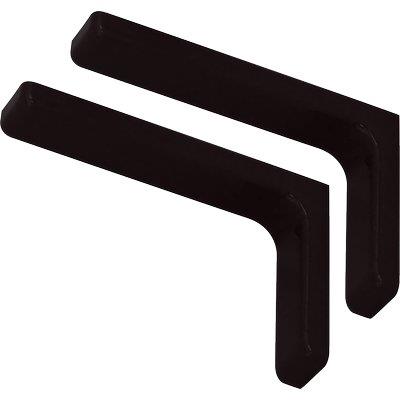 REGGIMENSOLA RICOPERTA LEONARDO BOLIS ACCIAIO/PLASTICA NERO MM 120X80 CF=PZ 2 Immagine principale del prodotto