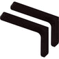 REGGIMENSOLA RICOPERTA LEONARDO BOLIS ACCIAIO/PLASTICA NERO MM 180X114 CF=PZ 2