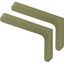 REGGIMENSOLA RICOPERTA LEONARDO BOLIS ACCIAIO/PLASTICA FRASSINO MM 180X114 CF=PZ 2
