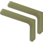 REGGIMENSOLA RICOPERTA LEONARDO BOLIS ACCIAIO/PLASTICA FRASSINO MM 180X114 CF=PZ 2