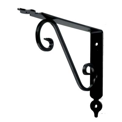 REGGIMENSOLA TOSCANIA BOLIS ACCIAIO VERNICIATO NERO MM 140X110 Immagine principale del prodotto