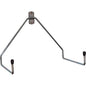 SUPPORTO A GANCIO DOPPIO 307 MINUTEX ACCIAIO ZINCATO CM 20X5