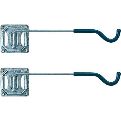 GANCIO PORTA BICI LUNGO 821 MINUTEX ACCIAIO ZINCATO CON GUAINA CM 37 CF=PZ 2 Immagine principale del prodotto