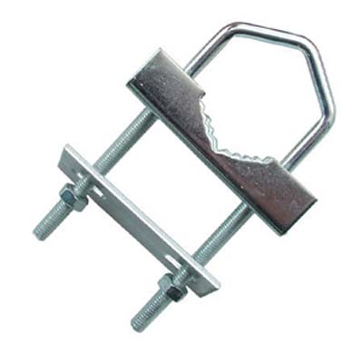 ZANCA ANTENNA A RINGHIERA ACCIAIO ZINCATO PALO MM 25/40 CM 12X6,5 Immagine principale del prodotto