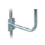 SUPPORTO X ANTENNA A PARABOLA ACCIAIO ZINCATO PIASTRA CM 14X12,5 CM 45X25