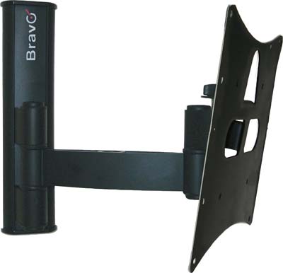 SUPPORTO TV PIATTA LCD 9 BRAVO ACCIAIO VERNICIATO NERO 26"/40" KG 20 Immagine principale del prodotto