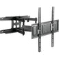 SUPPORTO TV PIATTA BR LED 12 BRAVO ACCIAIO VERNICIATO NERO 32"/75" KG 40
