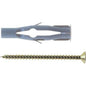 TASSELLO NYLON FU-V FISCHER VITE TSP CAVA PZ FU  6X45 V CF=PZ 100